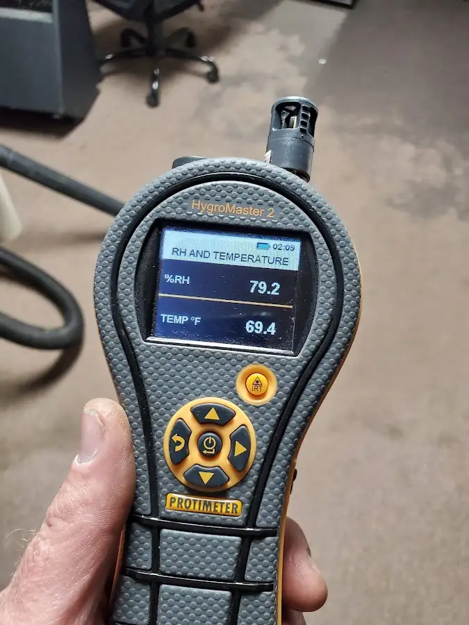 Moisture meter humidity assessment for Mold Remediation & Removal in Winchester